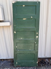 Vintage Green Swinging Door 31 1\/4\