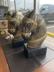 Horse Head BookEnds Set of 2