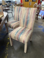 90's Striped Dining Chair (Each)