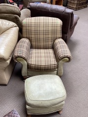Arm Chair+Ottoman