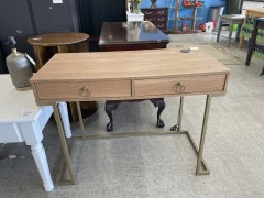 Modern Desk with Plug