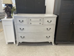 Painted Grey Antique Dresser
