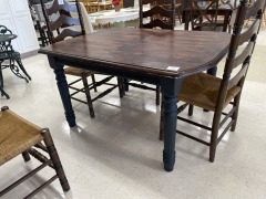 Distressed Wood Dining Table