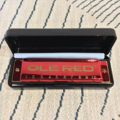 10-hole diatonic blues harmonica
