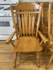 Wooden Solid Arm Dining Chair