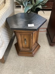 Octagon End Table