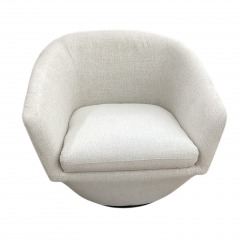 Arhaus Cream Swivel Chair