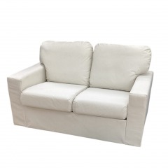 Taupe 2 Over 2 Loveseat