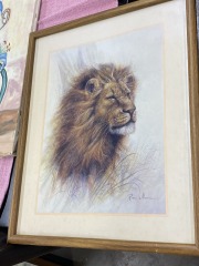 Vintage Lion Print