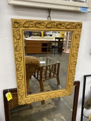 Fancy Mustard Gold Mirror (19x25)