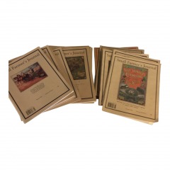 collectible stack of back issues of The Farmer's Journal magazine