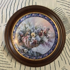 collectible ceramic plate from the 1992 Lena Liu \