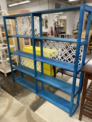 Boho Handmade Teal Shelf