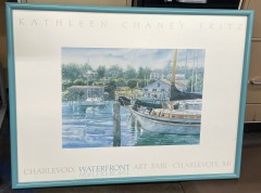 Kathleen Chaney Fritz Waterfront framed Art