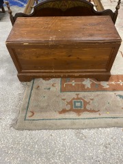 Rustic Handmade Storage Bench