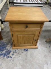 Demure Solid Wood Side Table