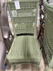 Green Wicker Chair