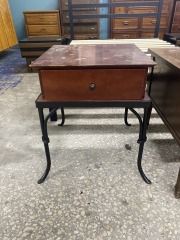 Metal Legs Side Table