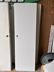 White Slab Closet Door 24\