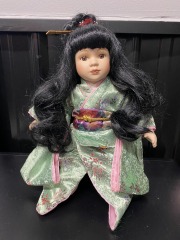 Vintage Porcelain Japanese Doll