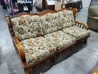 Wood Framed Sofa   3027