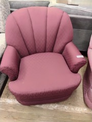Burgundy Barrell Rocker
