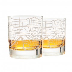 3192 R10 | GREENLINE GOODS New Orleans Whiskey Tumblers