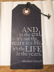 wooden sales tag wall art