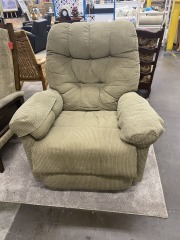 Tan Corduroy Recliner