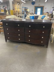 Di Molini Espresso Finish Eight Drawer Dresser