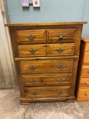 Eureka Wood Tallboy Dresser