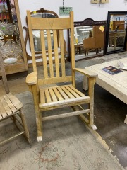 Weathered Rocking Chair