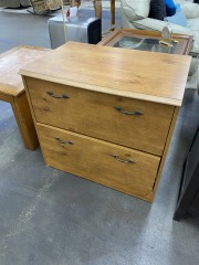 Wood-look 2 Drawer Filing Cabinet (each)