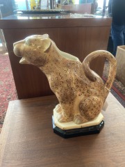 Vintage Raymond Waites Safari  Leopard Ceramic Pitcher Figure