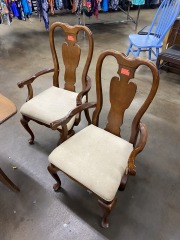 Traditional Vintage Wooden Dining Chair (each)
