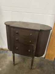 Vintage Mahogany Martha Washington Sewing Cabinet