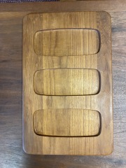 Dogsmed Teak Charcuterie Tray