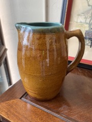 Antique Greenware Pitcher