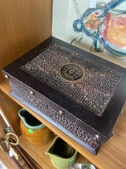 Vtg Camacho Negro Humidor Box