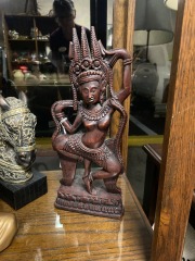 Balinese Dancer Mahogany Hand Carved