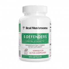 3234 C2 | REAL MUSHROOMS 5 Defenders Immune Supplement