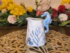 Seahorse Glass mini pitcher