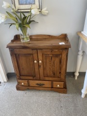 Rustic 2 door cabinet