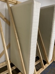 White Sears Twin Boxspring