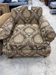 Drexel Paisley Arm Chair