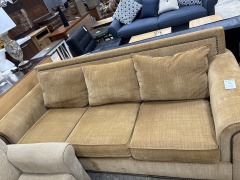 Gold Naihead trim Sofa