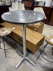 Stainless bar table