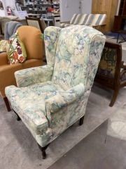 Pastel Florida Keys Wingback Chair