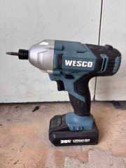 Wesco 20V Max Impact Driver w\/ Battery