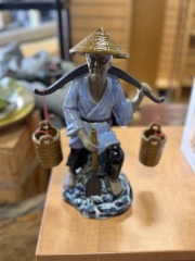 SHIWAN CLAY FARMER FIGURINE